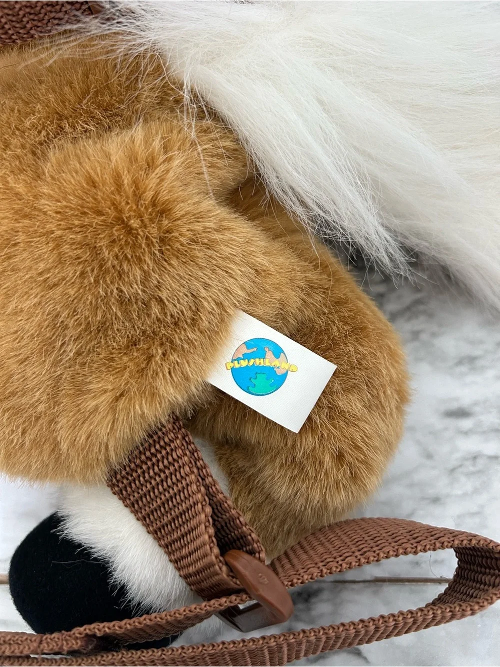 Plushland | kids Horse pony equestrian plush Backpack Y2K made in 2000